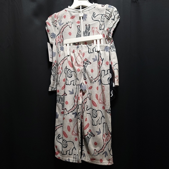 Carter's Just One You Zoo Animals & Polka Dots Pajama 3 Piece Set - Picture 2 of 3